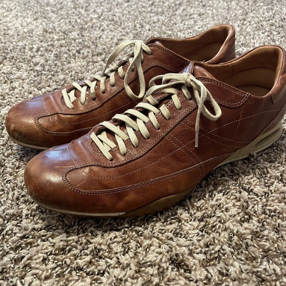 COLE HAAN SHOES SIZE 11M C05296 LEATHER COMFORT OXFORD BROWN MENS CASUAL